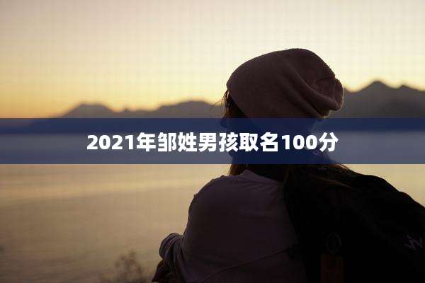 2021年邹姓男孩取名100分
