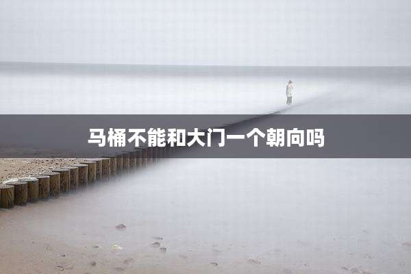 马桶不能和大门一个朝向吗