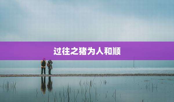 过往之猪为人和顺