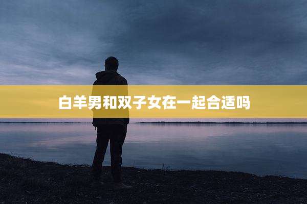 白羊男和双子女在一起合适吗