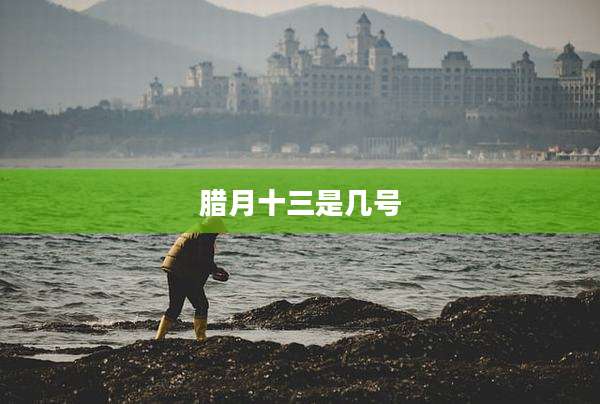 腊月十三是几号