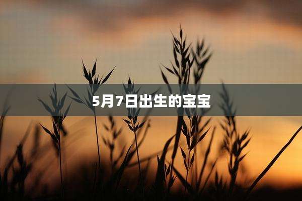 5月7日出生的宝宝