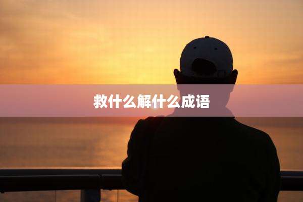 救什么解什么成语