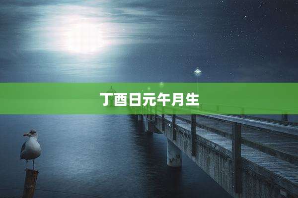 丁酉日元午月生