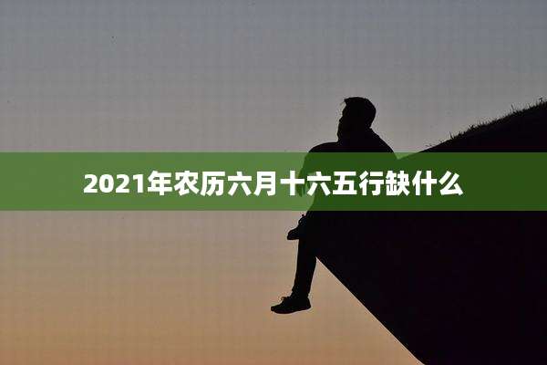 2021年农历六月十六五行缺什么