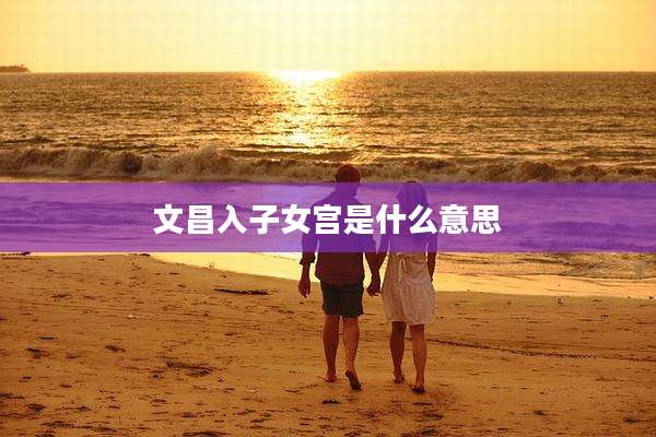 文昌入子女宫是什么意思