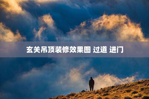 玄关吊顶装修效果图 过道 进门