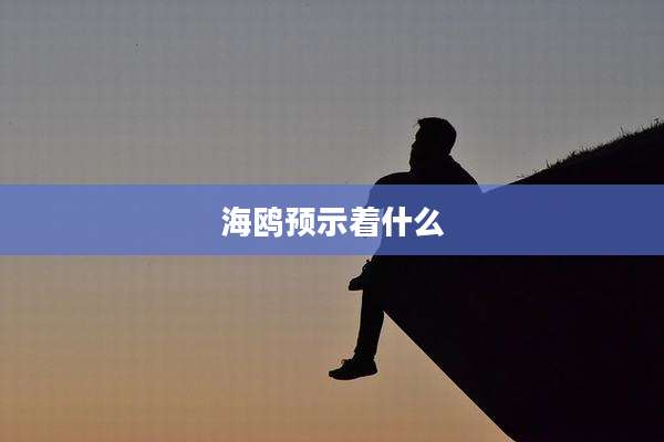 海鸥预示着什么
