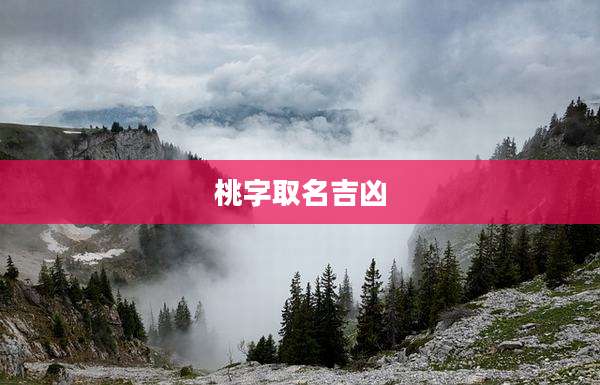 桃字取名吉凶
