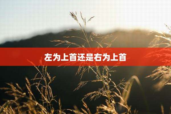 左为上首还是右为上首