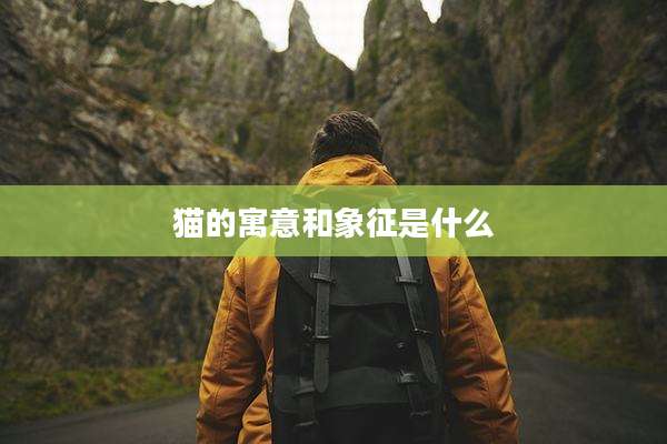 猫的寓意和象征是什么