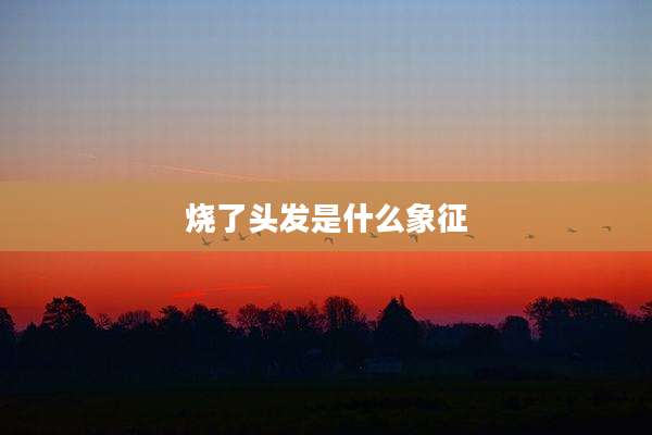 烧了头发是什么象征