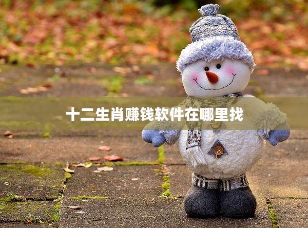十二生肖赚钱软件在哪里找