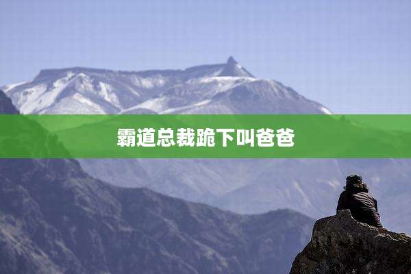 霸道总裁跪下叫爸爸