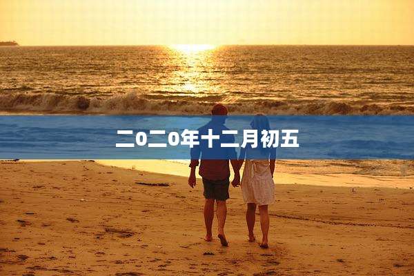 二0二0年十二月初五