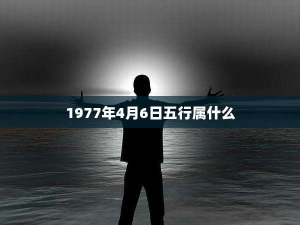 1977年4月6日五行属什么