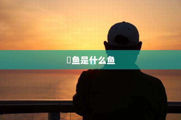 鰔鱼是什么鱼