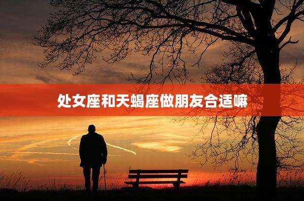 处女座和天蝎座做朋友合适嘛