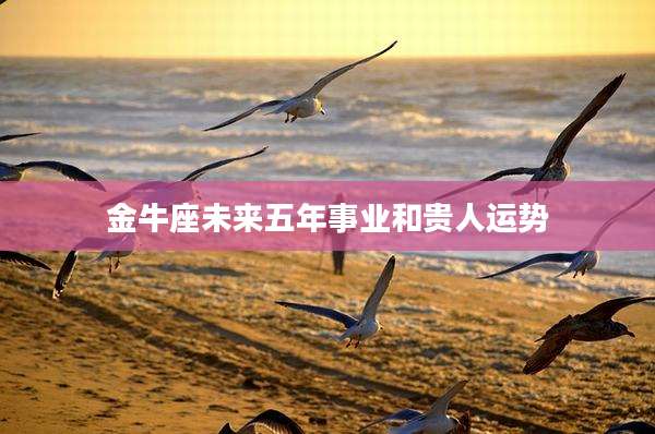 金牛座未来五年事业和贵人运势