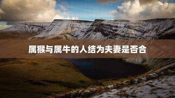 属猴与属牛的人结为夫妻是否合