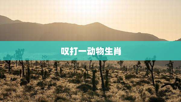 叹打一动物生肖