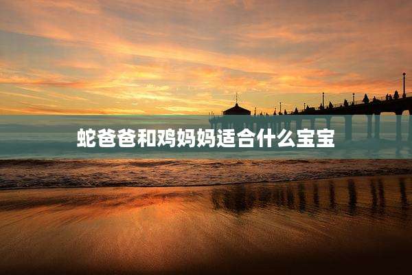 蛇爸爸和鸡妈妈适合什么宝宝