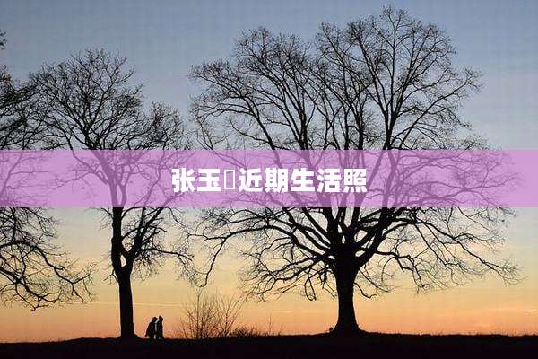 张玉嬿近期生活照