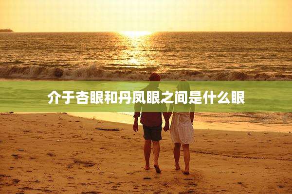 介于杏眼和丹凤眼之间是什么眼