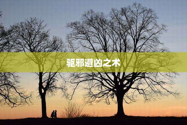 驱邪避凶之术