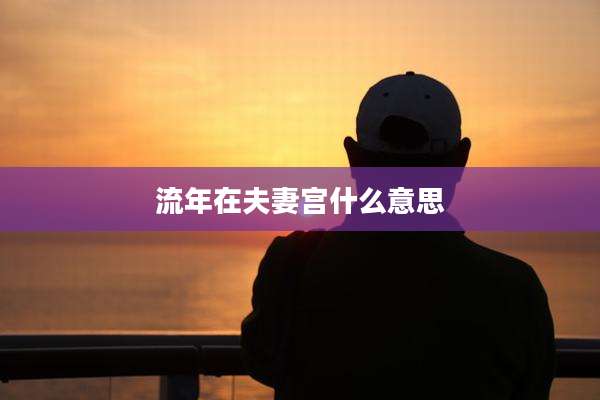 流年在夫妻宫什么意思