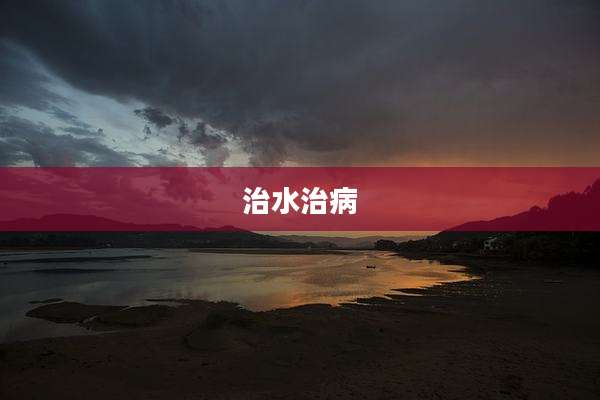 治水治病