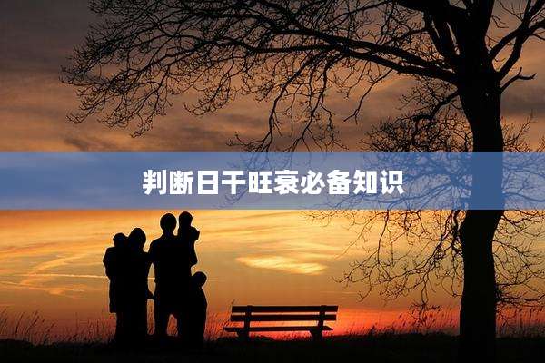 判断日干旺衰必备知识