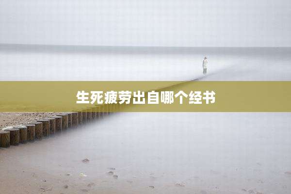生死疲劳出自哪个经书