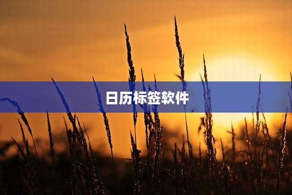 日历标签软件