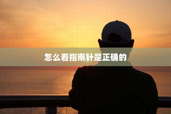 怎么看指南针是正确的