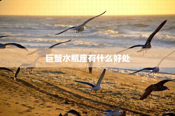 巨蟹水瓶座有什么好处