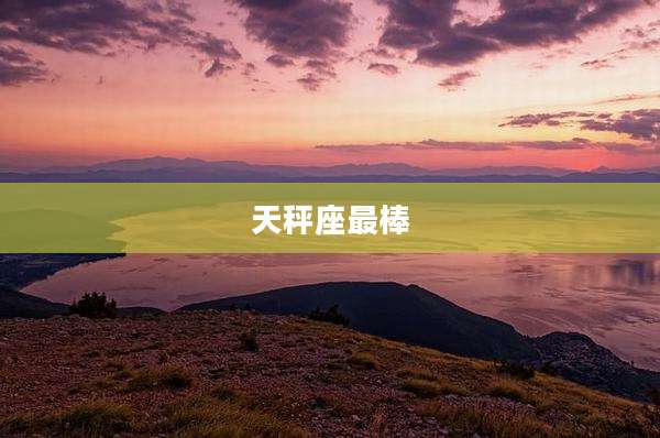 天秤座最棒