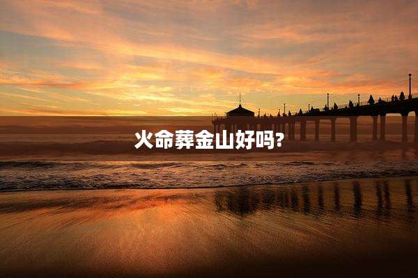 火命葬金山好吗?