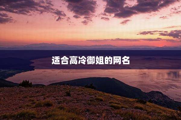 适合高冷御姐的网名