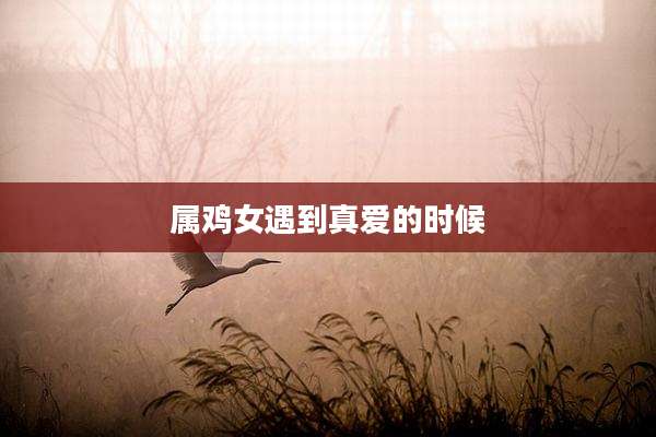 属鸡女遇到真爱的时候