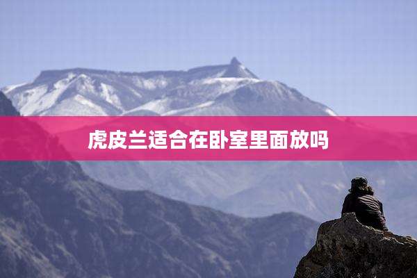 虎皮兰适合在卧室里面放吗