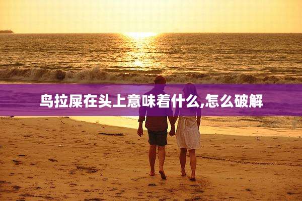 鸟拉屎在头上意味着什么,怎么破解