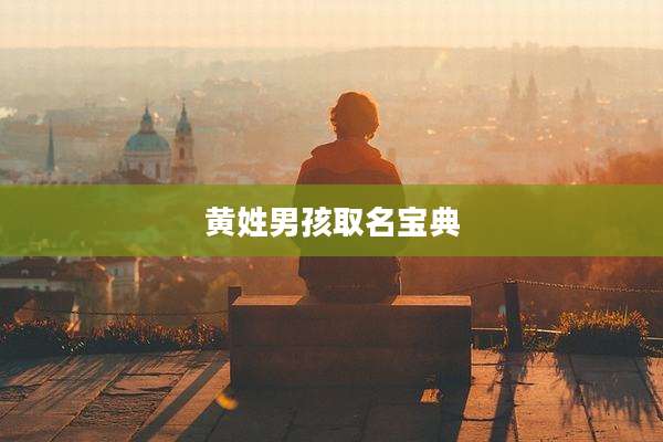 黄姓男孩取名宝典
