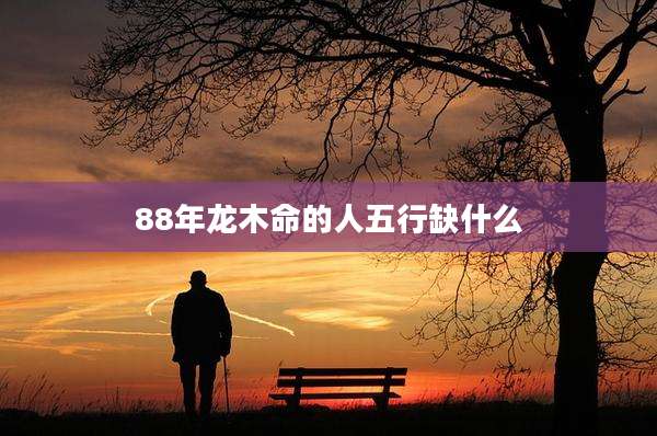 88年龙木命的人五行缺什么
