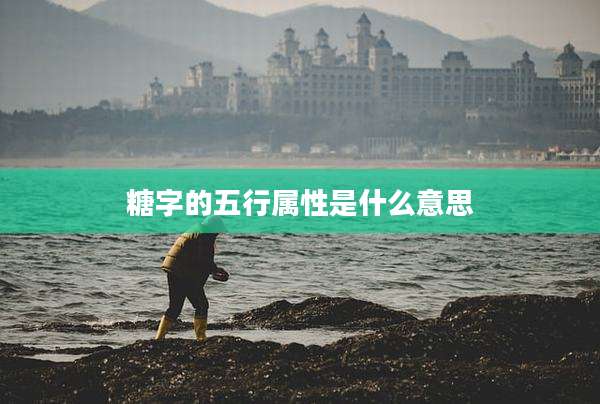 糖字的五行属性是什么意思
