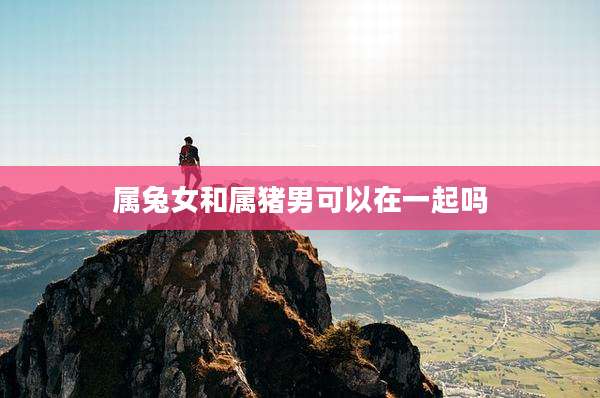 属兔女和属猪男可以在一起吗