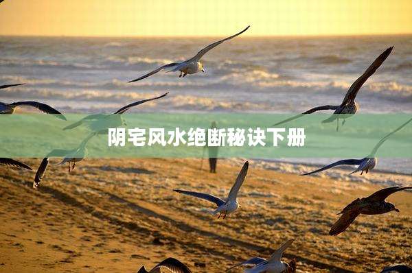 阴宅风水绝断秘诀下册