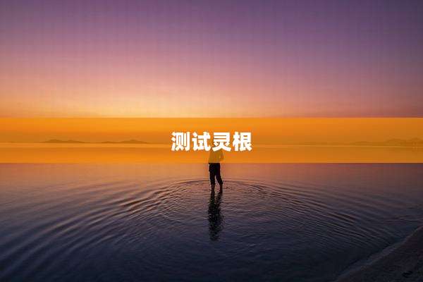 测试灵根