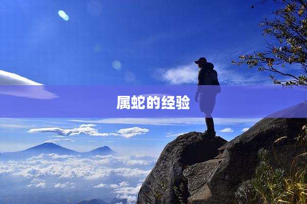 属蛇的经验