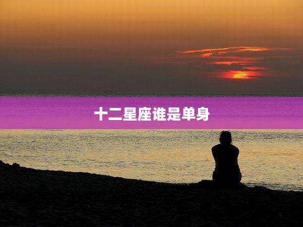 十二星座谁是单身